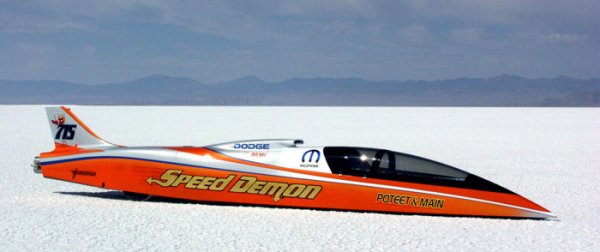 Speed Demon - (максимална) скорост 744 км/час