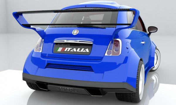 Lazzarini Design 550 Italia - Fiat 500 с двигател Ferrari