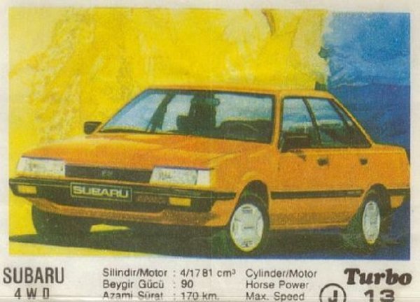 Пълна серия от 100 картинки "Turbo".