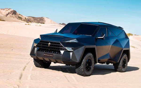 По едно време това чудовище се появи в новините като най-скъпият SUV на света. Китайската компания IAC оцени на 1,8 млн долара тази комбинация от „счупени“ повърхности на каросерията и безумен интериор, украсен със злато и крокодилска кожа. И това беше цената на базовата версия.