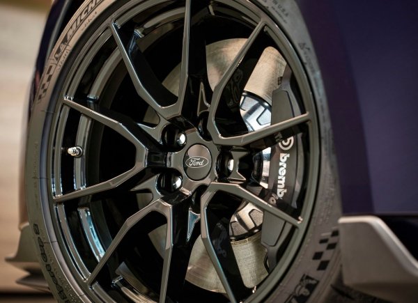 С помощта на 5,2-литровия V8 двигател, развиващ 530 к.с., версията GT350R ускорява от 0 до 100 км/ч за 3,9 секунди. Максималната скорост на този автомобил е 280 км/ч, като той е поставен на 19-цолови джанти от въглеродни нишки, имат 5 отделни форми и са боядисани в черно. Покрити са с тънко фолио, което ги предпазва от топлината.