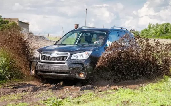 Subaru от десетилетия е превърнало задвижването на четирите колела в своя запазена марка. Четвъртото поколение на Forester, на пазара от 2013 година, надгражда над отличните си предшественици. Но има голямо значение дали ще изберете ръчни скорости (при тях получавате постоянно AWD с механичен централен диференциал и понижаваща предавка), или вариаторен автоматик (при него въртящият момент към задната ос се предава с електронна муфа, далеч не толкова добро решение). 
