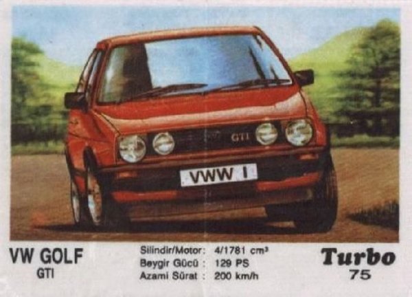 Пълна серия от 100 картинки "Turbo".