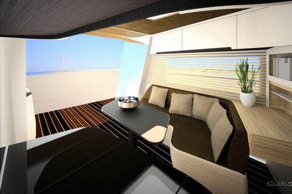 Knaus Tabbert Caravisio - концептуална каравана, вдъхновена от яхтите 