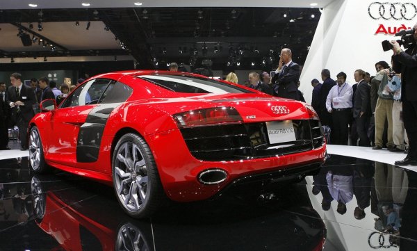 Премиерата на Аudi R8 V10 на автосалона в Детройт