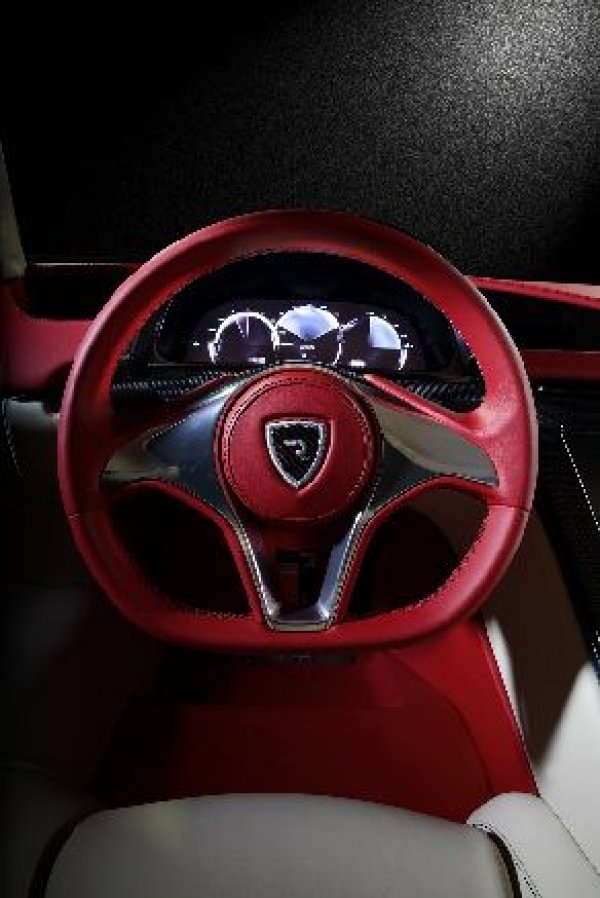 Франкфурт 2011 - Concept One - електрически суперавтомобил на хърватската компания Rimac, чийто интериор е изработен от българското тунинг ателие Вилнер. 