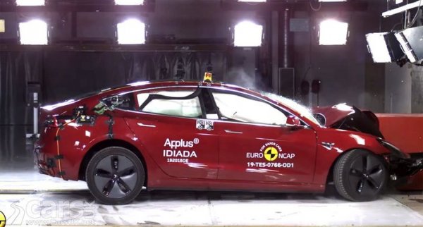 Електромобилът на Tesla получава по 96% за защита на водача и възрастните пасажери в автомобила, 86% за защита на децата и 74% за защита на пешеходците. Работата на електронните системи е оценена на 93%, като машиата се спрява без проблеми с всички изпитания, включително и имитация на страничен удар в стълб.

Експертите имат претенции единствено към защитата на водача при страничен сблъсък, но отбелязват високата защита на децата. За пешеходците най-голяма опасност представляват страничните стойки на Model 3.
