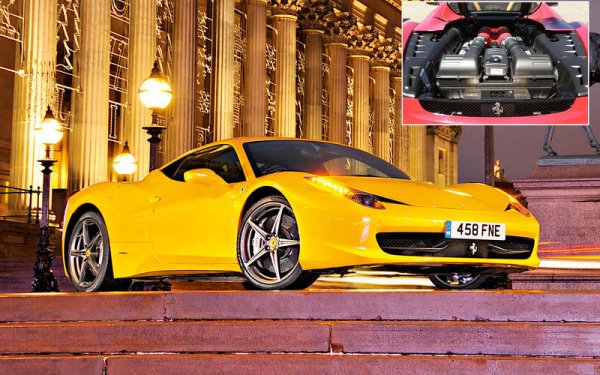 F136 има цели 8 награди в категорията си от конкурса Международен двигател на годината между 2011 и 2015 г. Наличен в обеми от 4 до 4,7 литра, V8 моторът се използва в няколко коли на Ferrari като F430, 458 (на снимката) и California. Среща се също в Alfa Romeo 8C и няколко модела на Maserati.

F136 е единственият разрешен за употреба мотор в последните две години на състезателните серии A1 GP през 2008 и 2009.