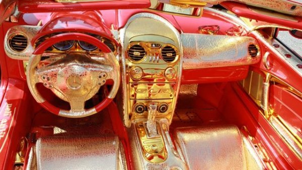 Mercedes-Benz SLR McLaren Red Gold Dream 