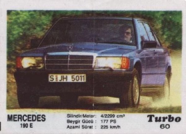 Пълна серия от 100 картинки "Turbo".