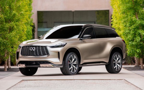 Главната премиера на Infiniti през миналата година беше на второто поколение на кросоувъра QX60, който стана първият модел на бранда със система за полуавтоматично движение. Дизайнът на модела беше разкрит още през 2020 г., когато пред публика беше представен концептуалния QX60 Monograph. На практика серийният модел не се отличава от прототипа, като е в новия дизайнерски стил на марката.