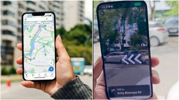 Ако не можете да паркирате пред сградата, Google Maps подчертава местата за паркиране наблизо и предлага пешеходни указания оттам до входа. По този начин потребителите могат да продължат да работят с Google Maps, след като напуснат колата, така че приложението се превръща в цялостното решение за преминаване от мястото, където сте, до мястото, където искате да бъдете.

