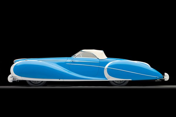 Що се касае до точно този роудстър, той е създаден през 1949 по поръчка на заможен английски клиент. Впоследствие, автомобилът със 165 к.с. мощност попаднал в САЩ, където новият му собственик махнал оригиналния мотор и монтирал на негово място двигателя и скоростната кутия от Oldsmobile Toronado. След това колата била продадена отново и за щастие била върната в оригиналния й вид. Автомобилът на снимките е претърпял пълна реставрация, а през 2006 беше изложен на автомобилното изложение за класически автомобили в Пебъл бийч, Калифорния. През 2010 колата бе продадена отново, този път на търг, организиран от Sotheby's, като новият й собственик плати 3.3 млн. долара за нея.
