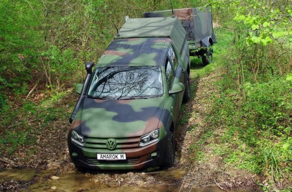 Volkswagen Amarok M - военен автомобил от Rheinmetall Defense