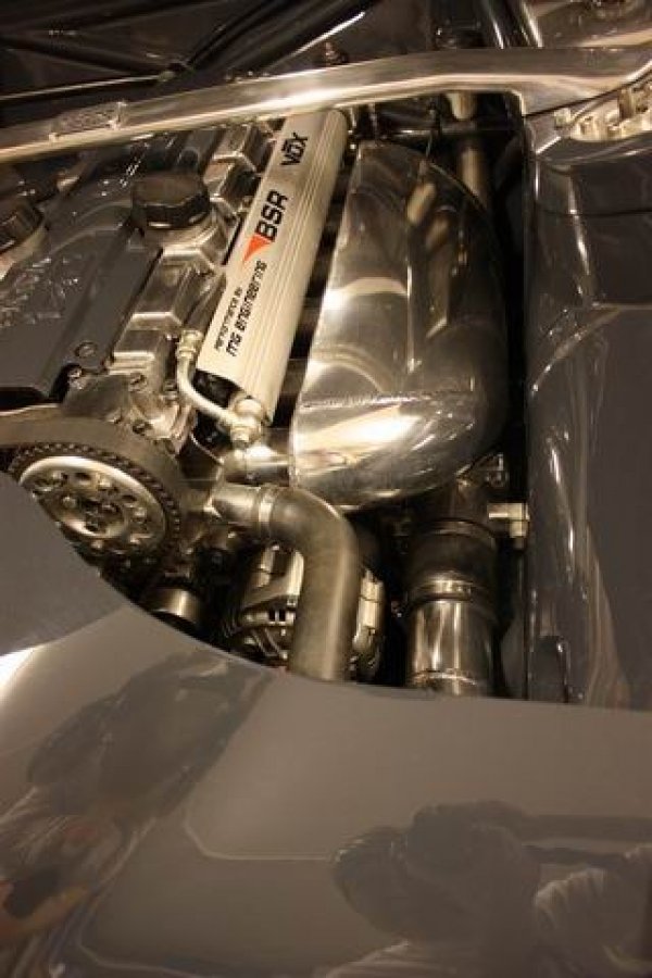 Тунинговано Volvo Amazon от 1969 година. Разполага със 799 к.с., изцедени от 2.8-литров двигател.