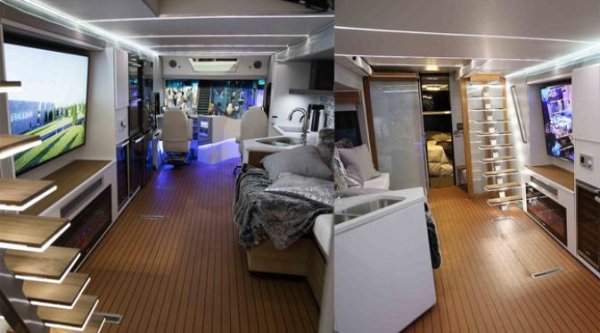 Предполага се, че собственикът на Furrion Elysium след натоварен ден в офиса просто ще се качи на хеликоптера и ще долети при любимата си, която ще го очаква с чаша шампанско в джакузито, което също е на покрива.