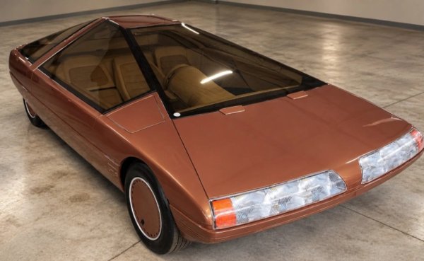 Citro&euml;n Karin спокойно може да се смята за &bdquo;кръстник&ldquo; на Tesla Cybertruck и Roadster. Още през 1980, когато Илон Мъск дори не е бил навършил десет години, този седан с пирамидална форма оставя посетителите на Автомобилното изложение в Париж безмълвни от изумление. 

Футуристичната концепция продължава и в интериора: вместо стандартен волан, Karin разполага с нестандартен щурвал за управление, а в купето са разположени три седалки, като тази на водача се намира точно в центъра. Renault Racoon
