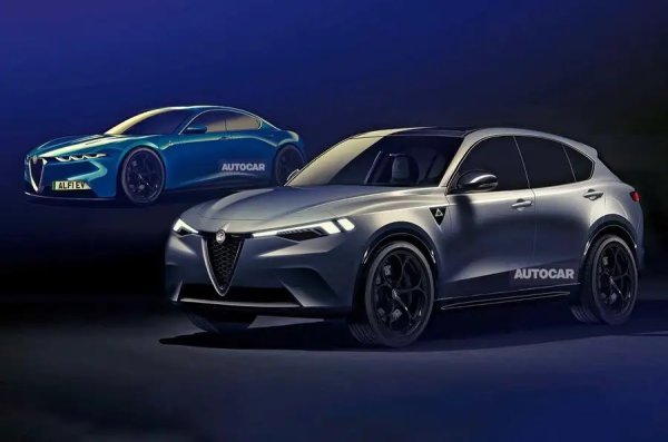 По време на премиерата на Milano шефът на Alfa Жан-Филип Емпарато хвърли повече светлина и върху следващите модели, които могат да се очакват от марката. Догодина идва ред на премиерата на следващото поколение на Alfa Romeo Stelvio - най-големият кросоувър ще приключи с разработената специално за Alfa платформа Giorgio, и ще мине на новата модулна архитектура STLA, споделена с останалите марки на Stellantis. Година по-късно същата терапия очаква и седана Giulia. 

Това на снимката е представата за бъдещите модели на графиците на списание Autocar. 
