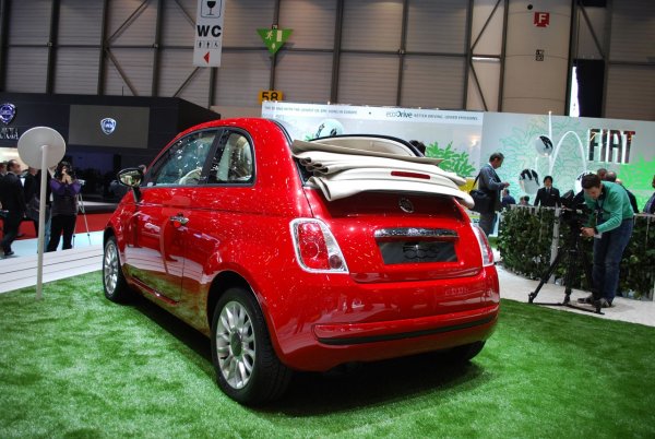Женева 2009 / Fiat 500C 