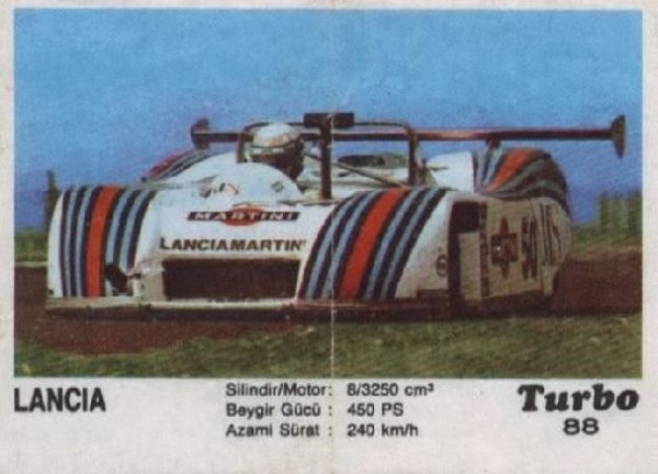 Пълна серия от 100 картинки "Turbo".