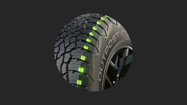 Тези малки изрязани нишички в ръба на гумите всъщност повишават значително сцеплението в кал и пясък, като позволяват на гумата да "захапва" по-добре хлъзгавата повърхност. 
