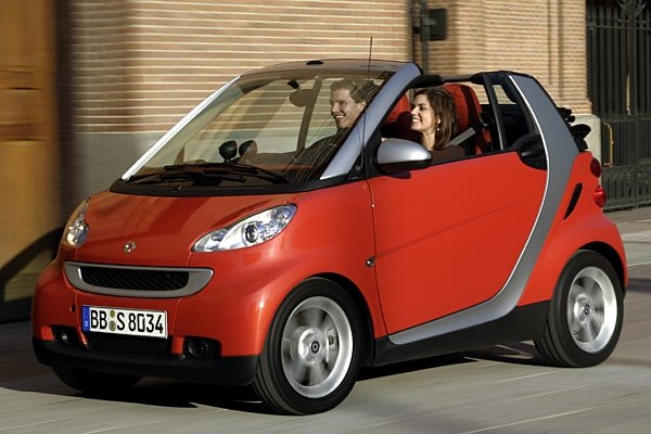 Smart Fortwo Cabrio, бензин и дизел от 45 до 84 к.с. и цена от около 13 000 евро 