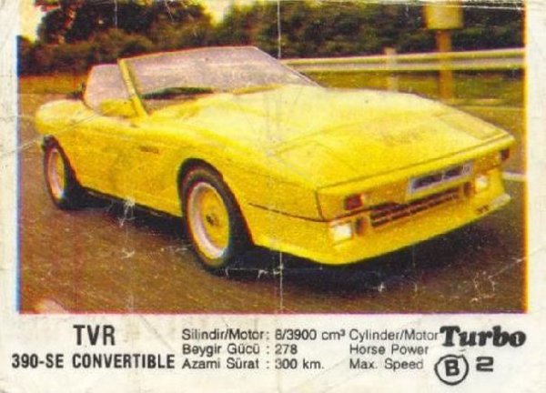 Пълна серия от 100 картинки "Turbo".