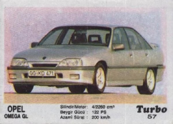 Пълна серия от 100 картинки "Turbo".