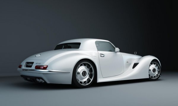 GWA 300 SLC - уникален автомобил, изработен от Gullwing America за клиент от Източна Европа. Колата е вдъхновена от Mercedes 300 SC и използва базата на SLS AMG Roadster