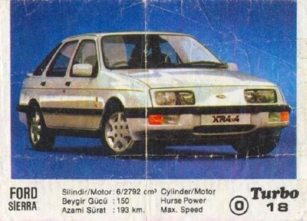 Пълна серия от 100 картинки "Turbo".