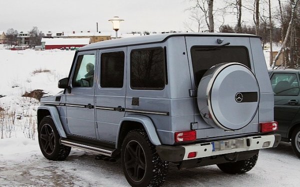 Шпионски снимки Mercedes G55AMG / G65AMG