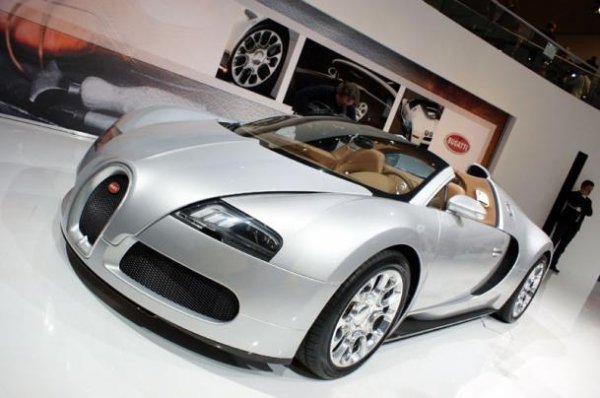 Bugatti Veyron Grand Sport / Автомобилен салон Париж 2008