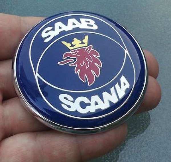 Логото на Saab от времето, когато бяха заедно със Scania
