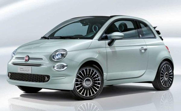Най-евтиният нов автомобил със свалящ се покрив е Fiat 500C. Впрочем, както и Smart, това не е пълноценен кабриолет, тъй като стойките на каросерията си остават. Покривът се прибира в багажника, което предоставя повече въздух на водача и пасажерите. Двигателите са 1,0-литров със 70 к.с. (умерен хибрид) и 1,2-литров бензинов с 69 к.с. Вторият е достъпен само с преселективна скоростна кутия и струва с 500 евро повече. Първият е с механични скорости и се предлага за 18 590 евро.
