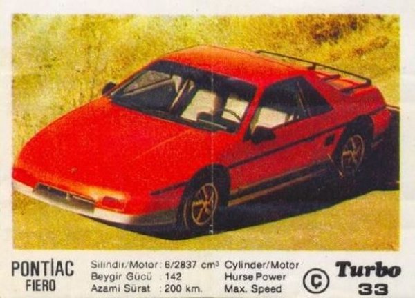 Пълна серия от 100 картинки "Turbo".