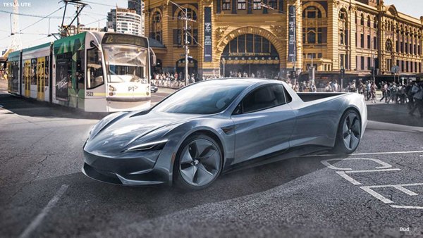 Cybertruck вече се задава, но този рендър си представя как компанията прави пикап със стилистични решения от предстоящото второ поколение Roadster. Това е съвсем различен външен вид за модела и вероятно няма да привлече голям интерес от широката публика. Независимо дали стилът ви харесва или не, явно като пикапа Cybertruck няма нито едно друго превозно средство в света.