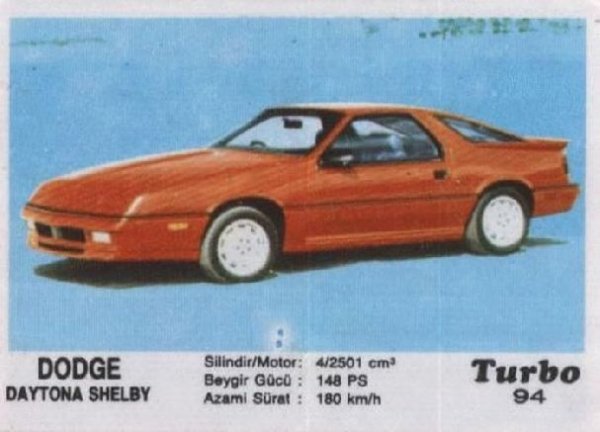 Пълна серия от 100 картинки "Turbo".