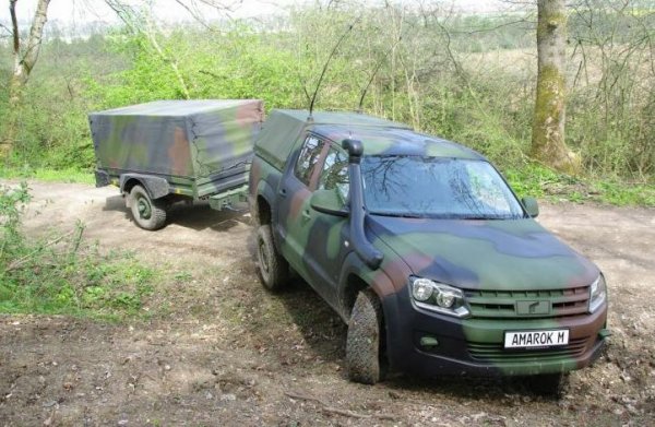 Volkswagen Amarok M - военен автомобил от Rheinmetall Defense