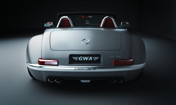 GWA 300 SLC - уникален автомобил, изработен от Gullwing America за клиент от Източна Европа. Колата е вдъхновена от Mercedes 300 SC и използва базата на SLS AMG Roadster