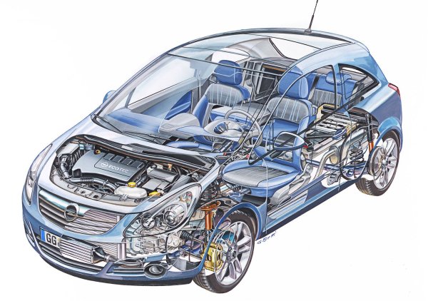 Като цяло моторите на Corsa са надеждни, като нито един от тях не създава особени проблеми. Най-малкият е 1,0-литров с 3 цилиндъра и има доста скромни показатели, като развива 60 или 65 к.с. Той се съчетава само с 5-степенна автоматична скоростна кутия, а липсата на мощност се усеща.