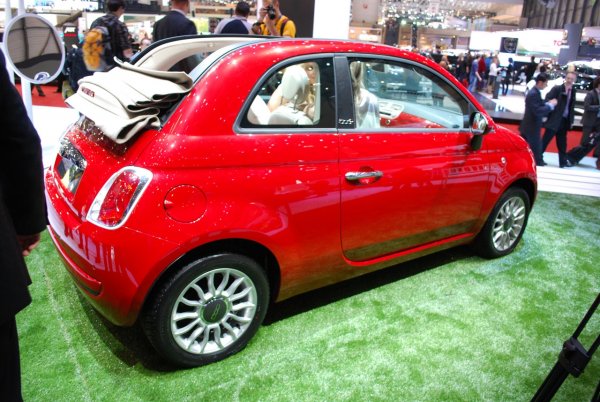 Женева 2009 / Fiat 500C 