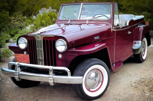 Бърз поглед към миловидните очертания на Jeepster не го идентифицира като член на истинското семейство Jeep. И това усещане се засилва още повече, след като видите техническите спецификации и се натъкнете на задното задвижване, а не 4х4. Но няма за какво да се учудвате - компанията Willys-Overland не е полагала клетва пред президента Хари Труман да произвежда изключително превозни средства със задвижване на всички колела. Версиите със задвижване на задните колела присъстват в гамата на компанията чак до наши дни, а в слънчеви и топли щати, където моделите на Jeep се карат като семейни коли, 4х4 вариантите са дори рядкост.