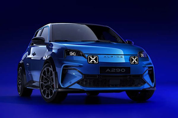 Оцеляването на Alpine направи неизбежна появата на електрически модел. A290, официално представен на Льо Ман през юни 2024 година, по същество е същото като Renault 5 E-Tech. И двата модела си поделиха наградата Кола на годината за 2025-а.

Между двете обаче има значителни разлики. A290 (наричан от Renault &bdquo;първият хот-хеч на Alpine&ldquo;) е по-мощен. Купувачите на 5 E-Tech имат избор на електрически двигатели със 118 к.с. и със 148 к.с.. Тези в Alpine A290 произвеждат 178 к.с. или 217 к.с.