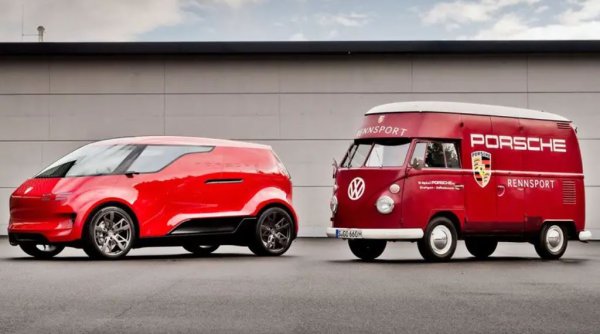 Дори Porsche не може да устои да се потопи в тези води. Концепцията на изцяло електрически ван е вдъхновена от модел на VW, използван от Porsche през 60-те години на миналия век.

За съжаление Porsche никога не са възнамерявали да пуснат електрическия ван в серийно производство, но е интересно, че дизайнерският екип решава да мечтае за това, вместо просто да скицира суперколи.
