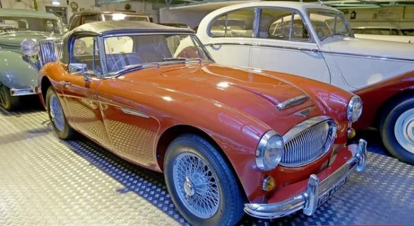 Типичният британски спортен автомобил е резултат от връзката между шефа на Austin - Леонард Лорд (1896-1967 г.), и Доналд Хийли (1898-1988 г.). Последният показа прототип на роудстър на автомобилното изложение в Лондон през 1952 г. и когато Лорд го вижза, той решава, че компанията му има нужда точно от такъв модел в гамата си. Колата се оказва огромен хит, особено в САЩ, като се произвежда между 1953 и 1968 г.