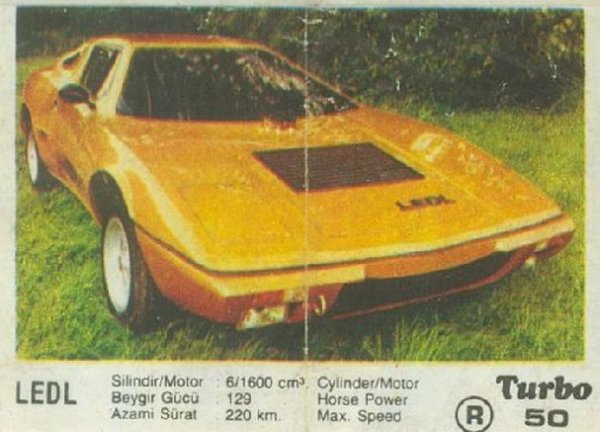 Пълна серия от 100 картинки "Turbo".