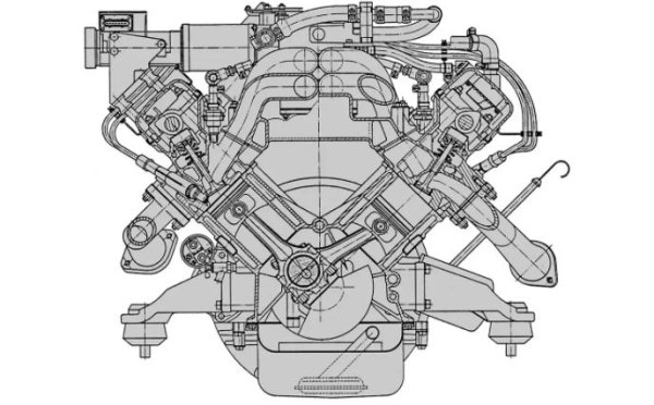 Двигателят на ГАЗ-3105 също е напълно нов - това е оригинален V8 с работен обем 3,4 литра, като при него групата на буталата е същата като на ВАЗ-21083, който има работен обем от 1,5 литра.

Новият мотор разполага с две захранващи системи. Той е оборудван с карбуратори (K-114, Pirburg или Solex) и  развива 166 к.с., като има и вариант със система за директно впръскване, при която мощността е 170 к.с, достъпни при 5400 об/мин. Максималният въртящ момент е 265 Нм, като тези цифри са доста прилични за края на 80-те години.