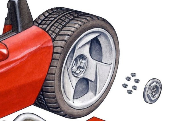 Гигантските 335-милиметрови задни гуми са били най-големите по онова време, като са помагали цялата тази мощност да се предаде върху пътя. Но те нямало как да направят невъзможното: "Когато са студени, гумите са като скейтборди", твърди Уудхаус.
