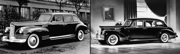 ЗИС 110 е първият съветски автомобил от най-високия клас, като развитието му отнема последните години на Втората световна война и лимузината се появява на бял свят през 1945 година. Тук важното е да се отбележи, че Сталин много харесвал моделите на Packard и така се родил ЗИС 110, който на практика повтаря формите на довоенния Packard 180, като руснаците почти дословно са прекопирали каросерията Touring Sedan за моделната 1942 година.