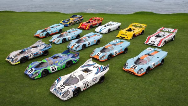 Създаден от Фердинанд Пиех с цел да спечели „24 часа на Льо Ман“, 917 се превърна в легенда благодарение на филма с участието на Стив Маккуин, посветен на най-известното състезание за издръжливост в света. 917 доминира в шампионатите в края на 60-те и началото на 70-те години и все още е една от най-желаните коли от колекционери, с чудовищни цени, доближаващи 15-20 милиона евро.